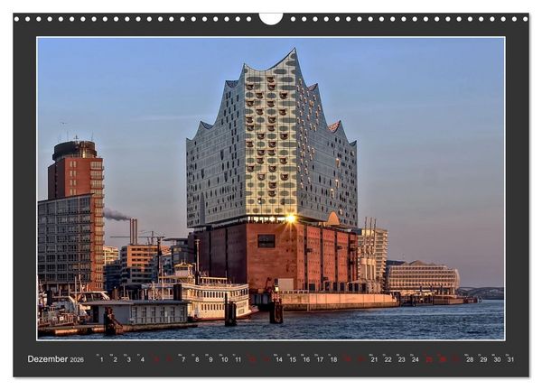 Produktbild: Wahrzeichen Elbphilharmonie (Wandkalender 2026 DIN A3 quer), CALVENDO Monatskalender