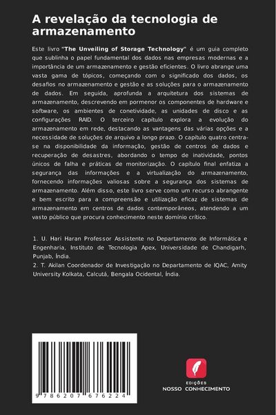 Produktbild: A revela&ccedil;&atilde;o da tecnologia de armazenamento