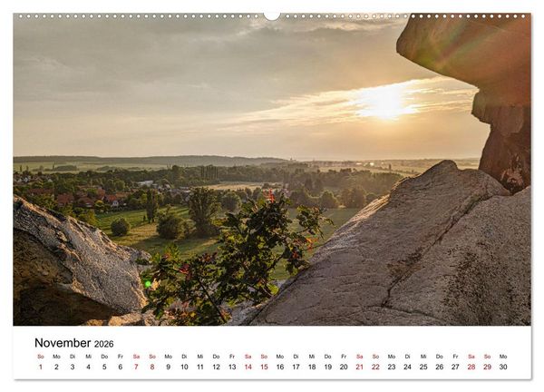 Produktbild: Steinerne Zeitzeugen (hochwertiger Premium Wandkalender 2026 DIN A2 quer), Kunstdruck in Hochglanz