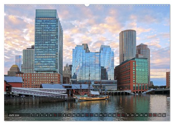 Produktbild: Boston - Stadt der Kontraste (hochwertiger Premium Wandkalender 2026 DIN A2 quer), Kunstdruck in Hochglanz