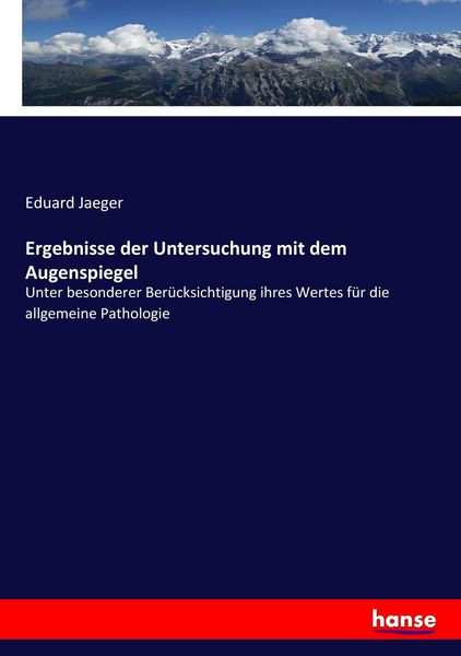 Produktbild: Ergebnisse der Untersuchung mit dem Augenspiegel