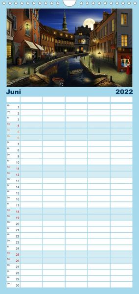 Produktbild: Familienplaner Mystische und romantische M&auml;rchenwelt Mausopardia (Wandkalender 2022 , 21 cm x 45 cm, hoch)