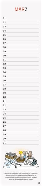 Produktbild: Loriot Geburtstagskalender Langplaner