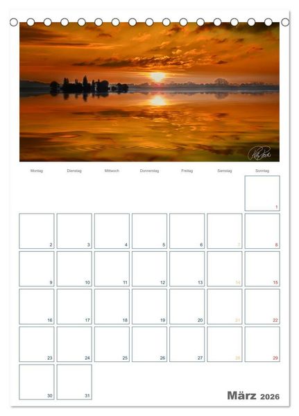 Produktbild: Am Steinhuder Meer / Planer (Tischkalender 2026 DIN A5 hoch), CALVENDO Monatskalender