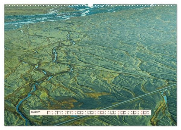 Produktbild: Island. Ein Jahr am Rand der Welt (hochwertiger Premium Wandkalender 2027 DIN A2 quer), Kunstdruck in Hochglanz