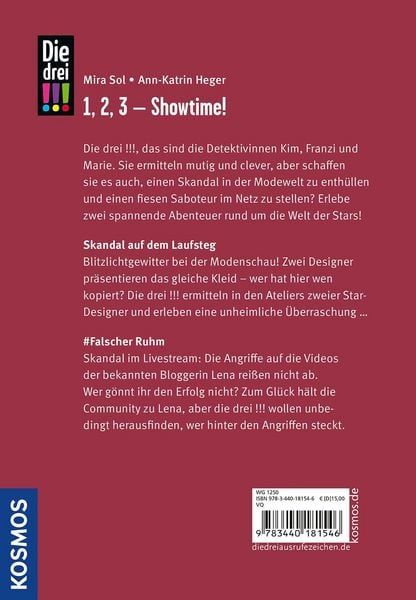 Produktbild: Die drei !!!, 1,2,3 - Showtime!