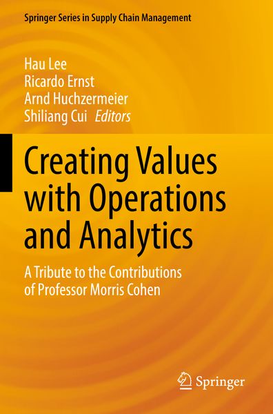 Produktbild: Creating Values with Operations and Analytics