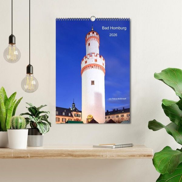 Produktbild: Bad Homburg 2026 von Petrus Bodenstaff (Wandkalender 2026 DIN A3 hoch), CALVENDO Monatskalender