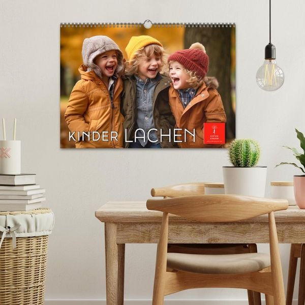 Produktbild: Kinder Lachen (Wandkalender 2026 DIN A3 quer), CALVENDO Monatskalender