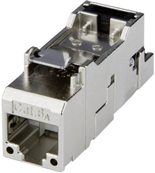Produktbild: Teleg&auml;rtner 100023196 RJ45-Einbaumodul Keystone CAT 6a 1St.