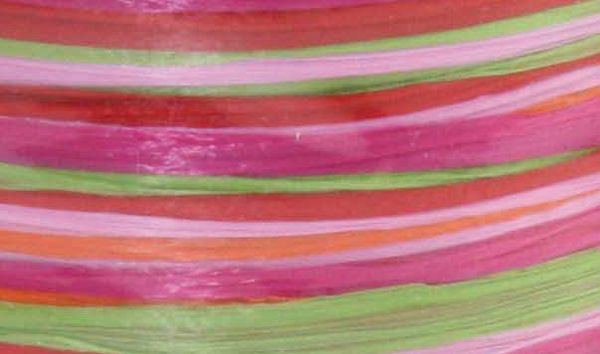 Produktbild: Raffia pink/orange/rosa/gr&uuml;n 50m Rolle