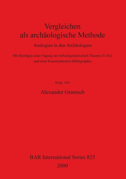 Produktbild: Vergleichen als arch&auml;ologische Methode