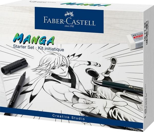 Produktbild: Faber-Castell Tuschestifte Pitt Artist Pens Manga Starter-Set