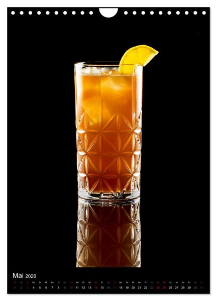 Produktbild: Cocktails und Longdrinks (Wandkalender 2026 DIN A4 hoch), CALVENDO Monatskalender