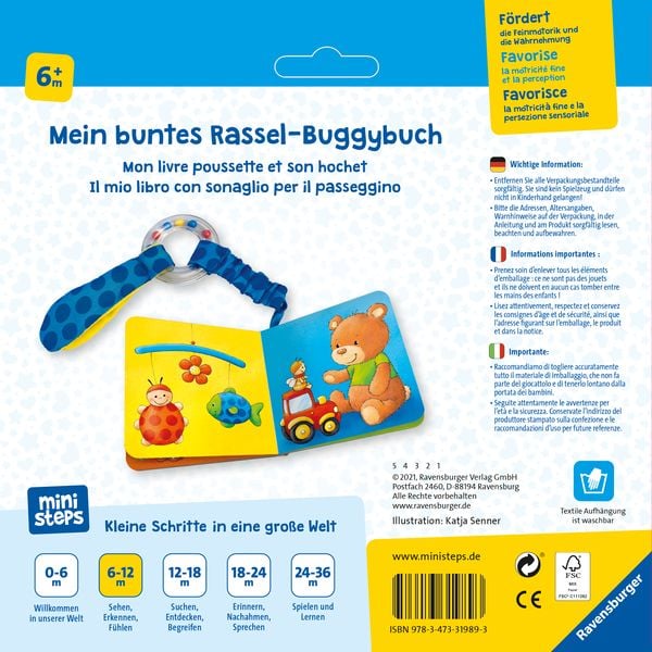 Ministeps: Mein buntes Rassel-Buggybuch: Erste Bilder