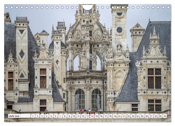 Produktbild: Die Schl&ouml;sser im Tal der Loire (Wandkalender 2026 DIN A4 quer), CALVENDO Monatskalender