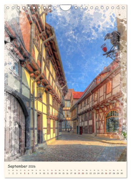 Produktbild: Quedlinburg - unsere Stadt (Wandkalender 2026 DIN A4 hoch), CALVENDO Monatskalender