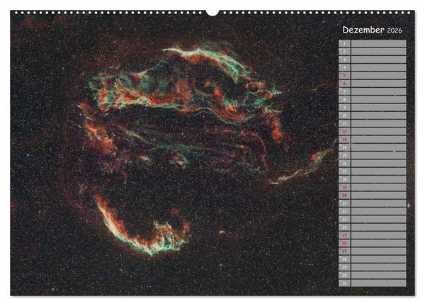 Produktbild: Deep-Sky Amateurastronomie (hochwertiger Premium Wandkalender 2026 DIN A2 quer), Kunstdruck in Hochglanz