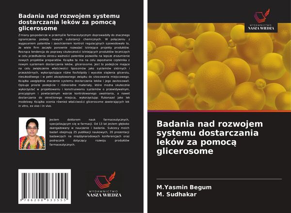 Produktbild: Badania nad rozwojem systemu dostarczania lek&oacute;w za pomoc&iquest; glicerosome
