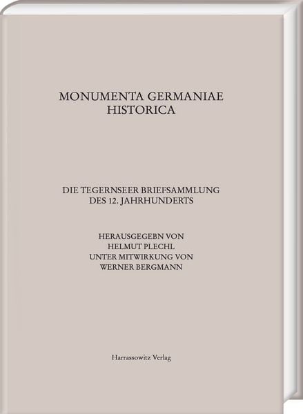 Produktbild: Die Tegernseer Briefsammlung des 12. Jahrhunderts