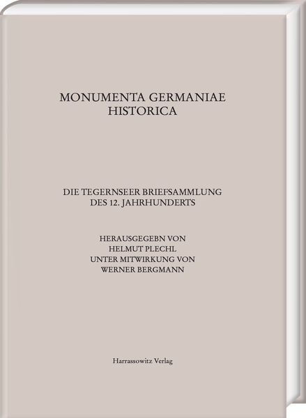 Produktbild: Die Tegernseer Briefsammlung des 12. Jahrhunderts