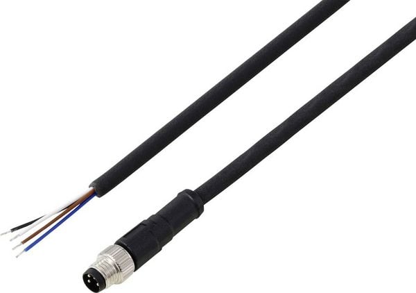 TRU COMPONENTS TC-13752032 Anschlussleitung M8 x 1 Stecker, gerade 5 m Polzahl Sensoren: 4 1 St.