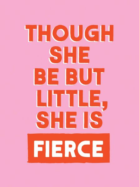 Produktbild: Though She Be But Little, She is Fierce