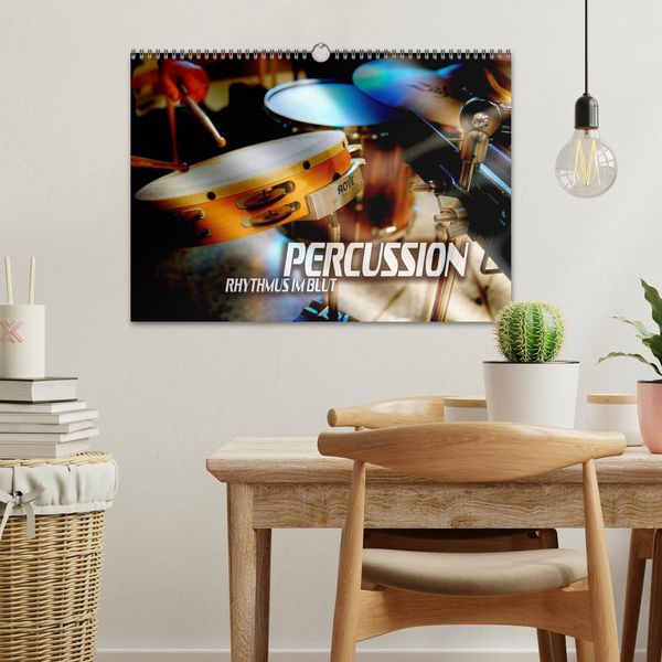 Produktbild: Percussion - Rhythmus im Blut (Wandkalender 2026 DIN A3 quer), CALVENDO Monatskalender