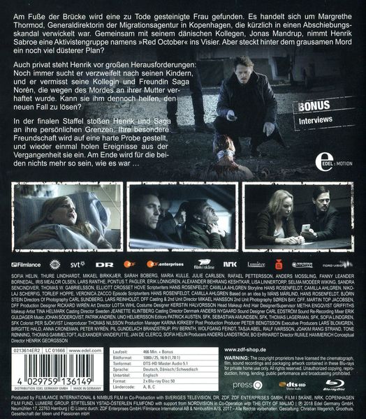 Die Brücke - Das Finale - Staffel 4 [Blu-ray]