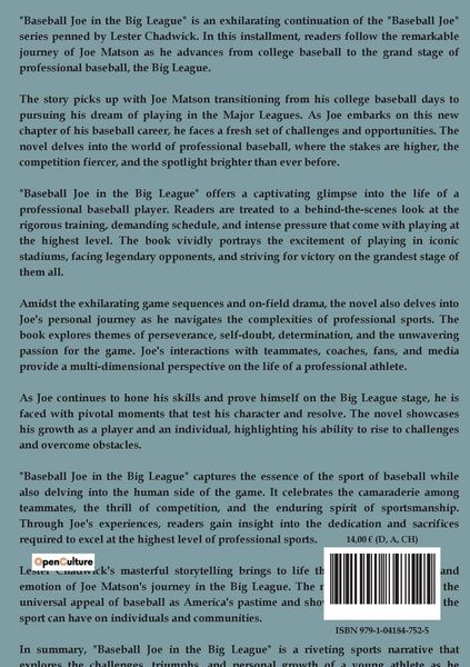 Produktbild: Baseball Joe in the Big League
