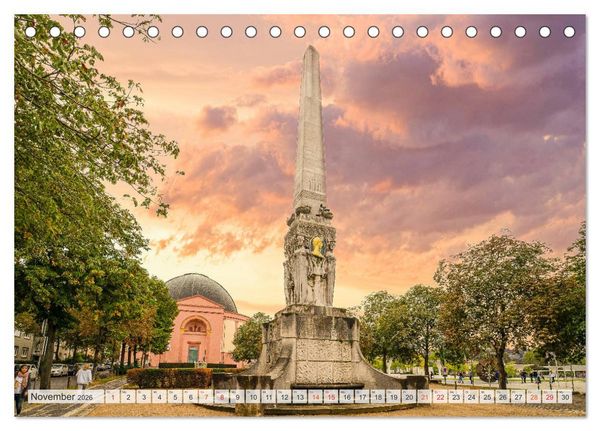 Produktbild: Darmstadt Stadtansichten (Tischkalender 2026 DIN A5 quer), CALVENDO Monatskalender