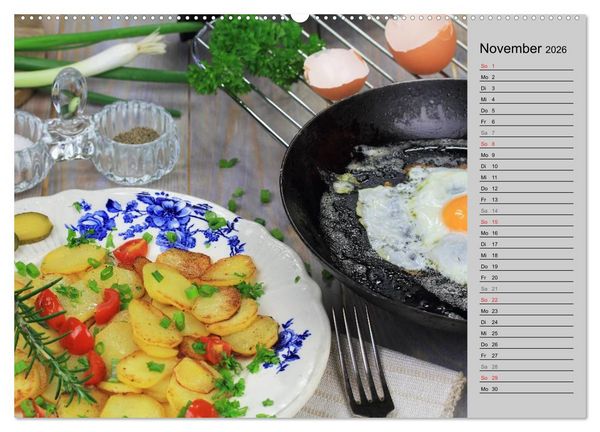 Produktbild: Gro&szlig;mutters K&uuml;che (hochwertiger Premium Wandkalender 2026 DIN A2 quer), Kunstdruck in Hochglanz