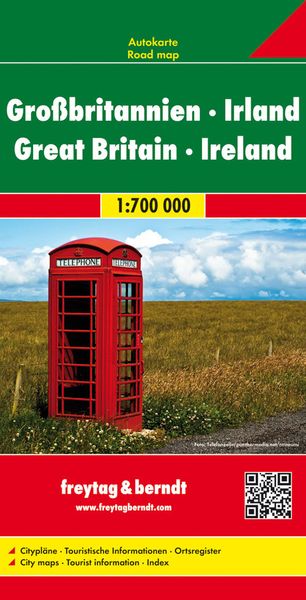 Großbritannien - Irland Autokarte