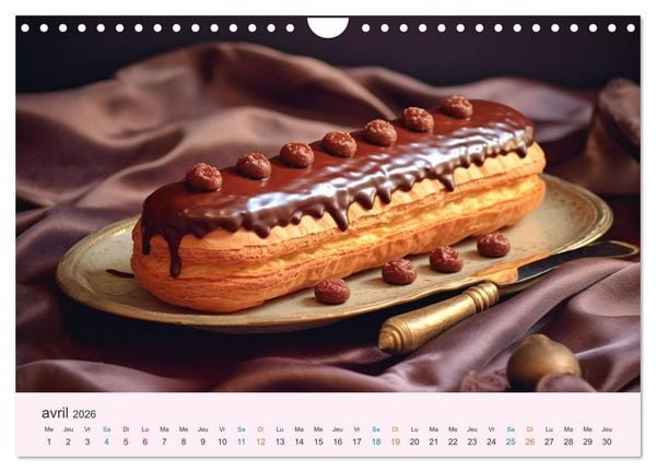 Produktbild: Les d&eacute;lices du temps (Calendrier mural 2026 DIN A4 vertical), CALVENDO calendrier mensuel