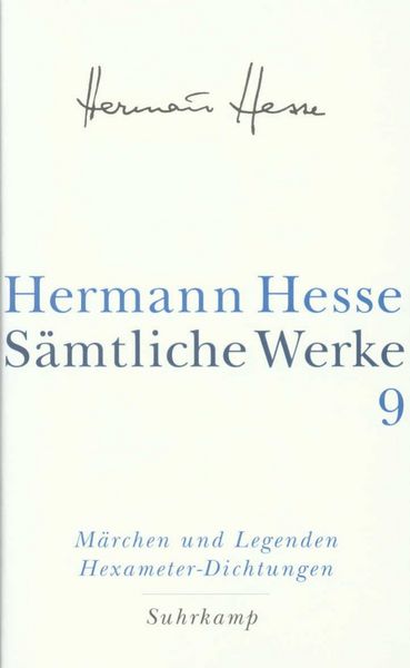 Sämtliche Werke., Gebundene Ausgabe von Hermann Hesse, Suhrkamp, 9783518411094