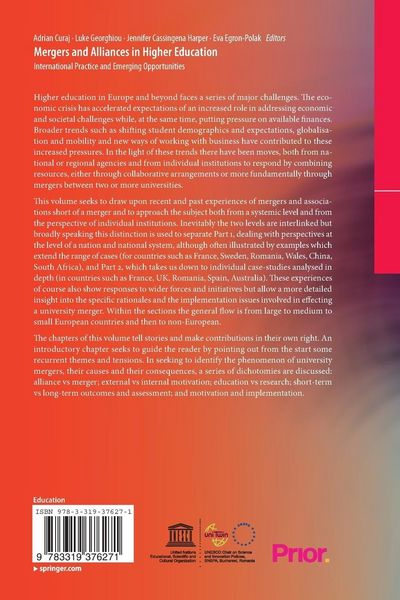 Produktbild: Mergers and Alliances in Higher Education