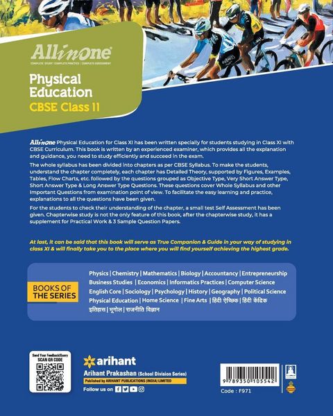 Produktbild: All In One Class 11th Physical Education for CBSE Exam 2024