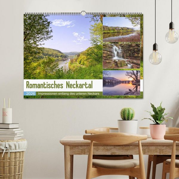 Produktbild: Romantisches Neckartal (Wandkalender 2026 DIN A2 quer), CALVENDO Monatskalender