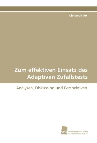 Produktbild: Zum effektiven Einsatz des Adaptiven Zufallstests