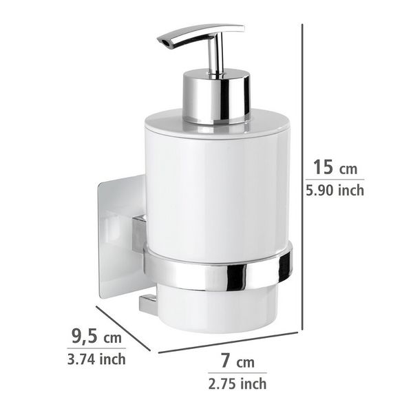 Produktbild: Turbo-Loc&reg; Seifenspender Quadro, Befestigen ohne bohren