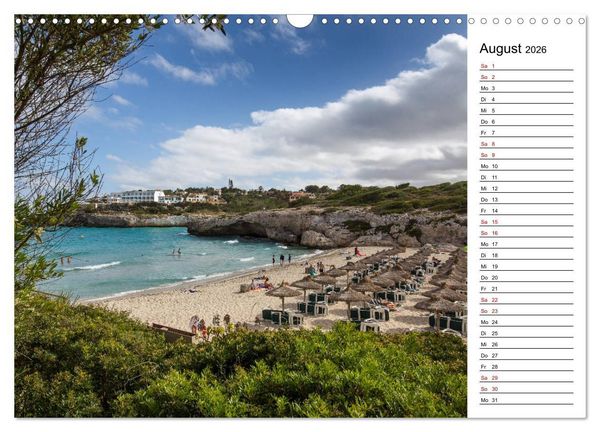 Produktbild: Mallorca - Str&auml;nde im S&uuml;dosten (Wandkalender 2026 DIN A3 quer), CALVENDO Monatskalender