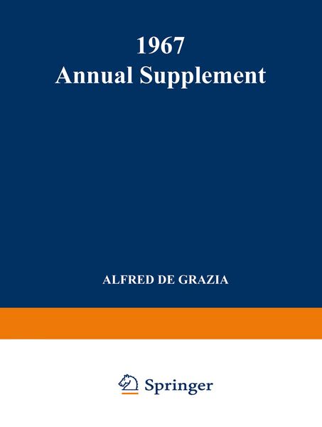 Produktbild: 1967 Annual Supplement
