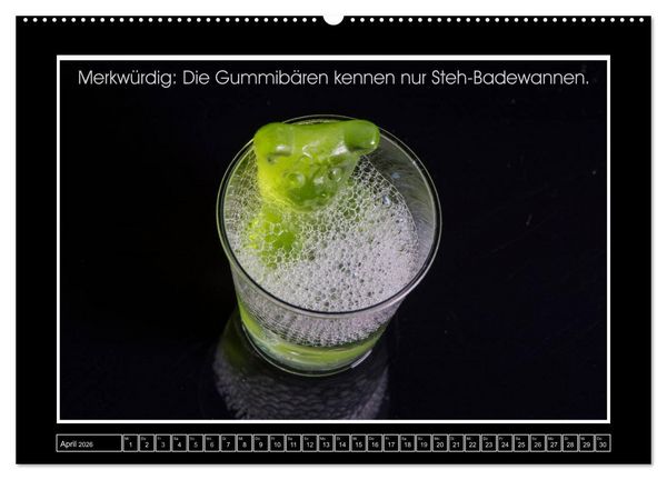 Produktbild: Wissenswertes aus der Welt der Gummib&auml;ren (hochwertiger Premium Wandkalender 2026 DIN A2 quer), Kunstdruck in Hochglanz