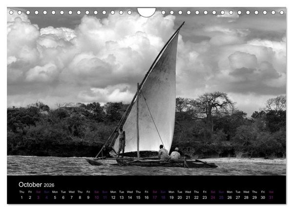Produktbild: East Africa - Tanzania and Kenya / UK-Version (Wall Calendar 2026 DIN A4 landscape), CALVENDO 12 Month Wall Calendar