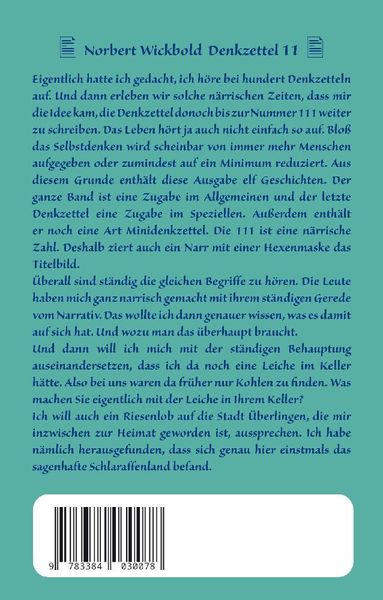 Produktbild: Norbert Wickbold Denkzettel 11