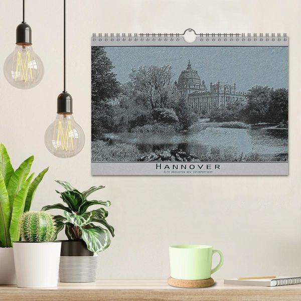 Produktbild: Hannover, alte Aufnahmen neu interpretiert. (Wandkalender 2026 DIN A4 quer), CALVENDO Monatskalender
