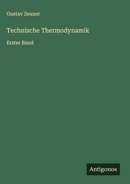 Produktbild: Technische Thermodynamik
