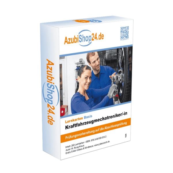 Azubishop24.de Basis-Lernkarten Kraftfahrzeugmechatroniker, Nonbook von Michaela Rung-Kraus, Princoso, 978-3-96159-003-2
