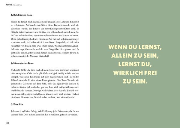 Produktbild: Alone but awesome &ndash; die Magie von Solo-Dates