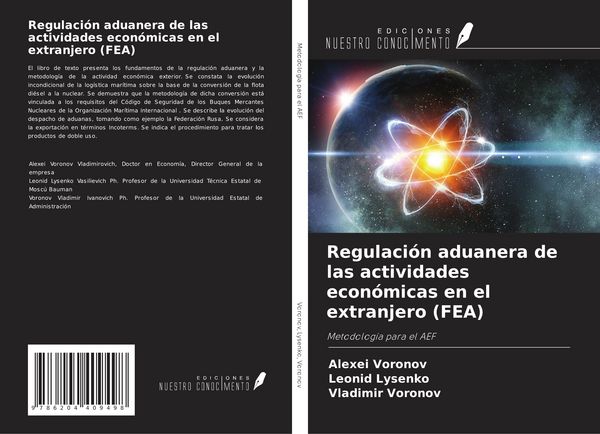 Produktbild: Regulaci&oacute;n aduanera de las actividades econ&oacute;micas en el extranjero (FEA)